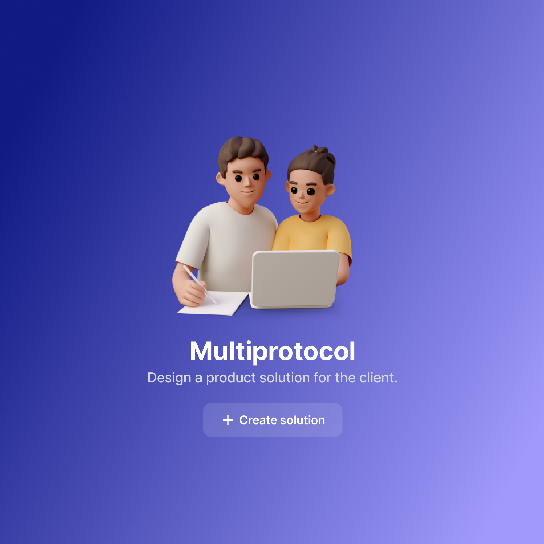 Starting a new multi-product client solution